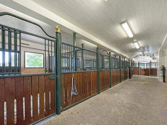 Hochwertige Pferdeboxen im neuen Stall
