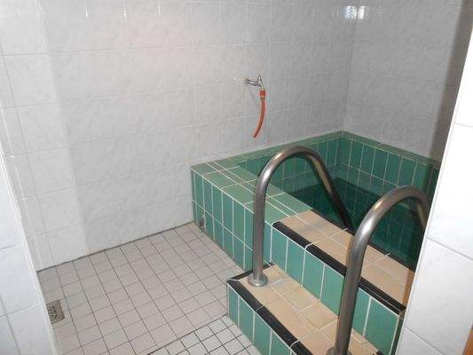 Tauchbecken im Wellnessbereich