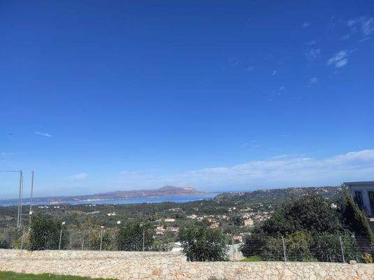 Kreta, Gavalochori: Grundstück mit unbegrenztem Panoramablick auf das Meer zu verkaufen