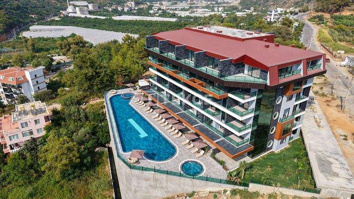 Seaview Apartments with Communal Pool in Alanya Kestel