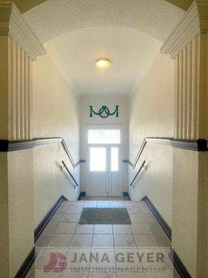 Treppenhaus, Ausgang.