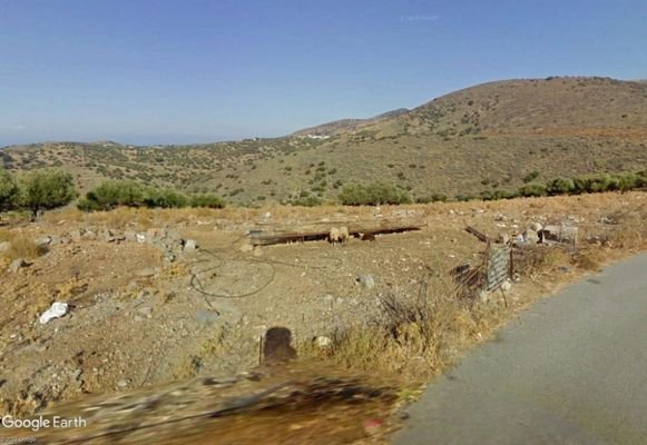 Kreta, Kounali: Großes Baugrundstück mit tollem Meerblick zu verkaufen