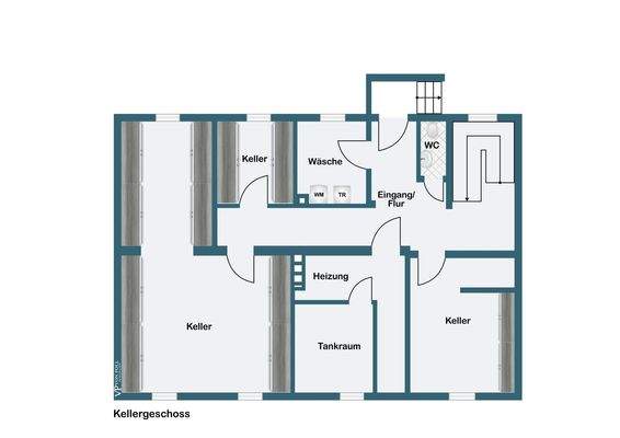 Grundriss Kellergeschoss 25 105 029