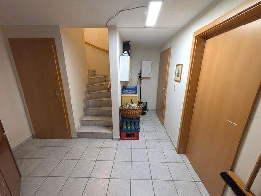 Flur im Kellergeschoss