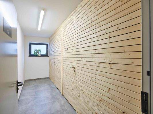 Abstellabteil außen