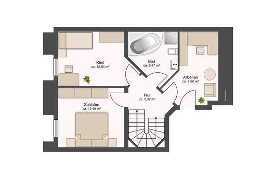 Grundriss Dachgeschoss