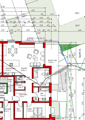 Grundrissplan Wohnung 9