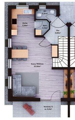 Visualisierung EG links