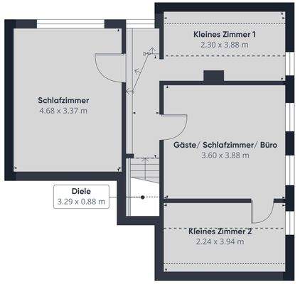 Darstellung Dachgeschoss