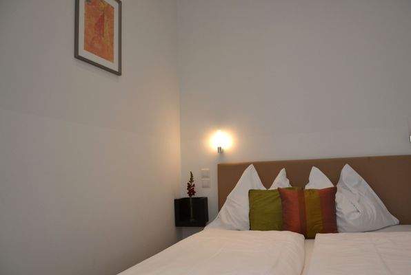 Bedroom with Boxspring bed