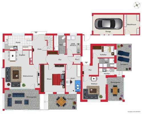 Grundriss Erdgeschoss