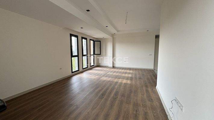 Wide Apartments in a Complex with Pool in Bornova