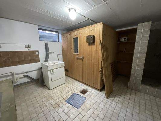 Keller mit Sauna