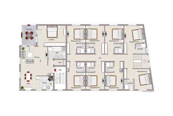 Grundriss Haus 2 - Obergeschoss