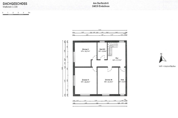 Grundriss Wohnung 2, EG und...