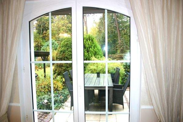 Blick auf die Terrasse