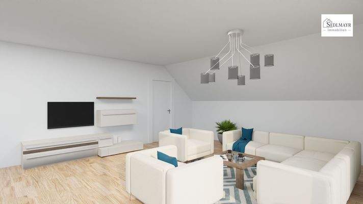 Ansicht Wohnung  5 Wohnzimmer 1