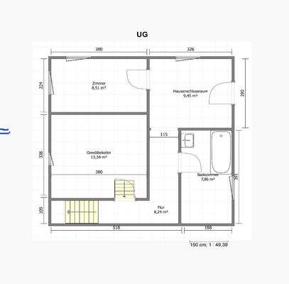 Untergeschoss/Gewölbekeller