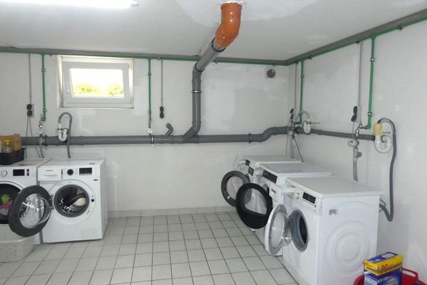 Waschraum im Keller