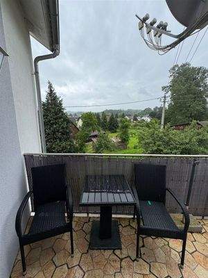 Balkon mit Freiblick im DG
