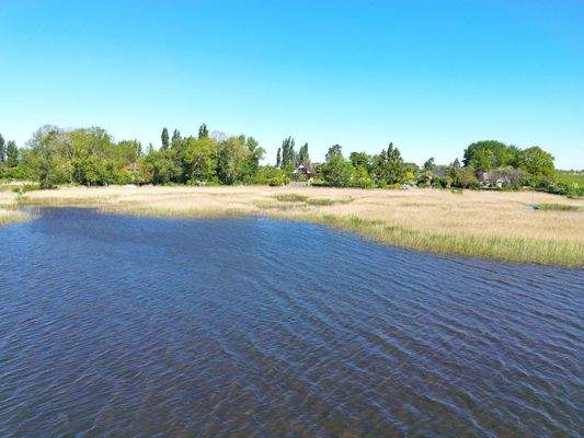 Hausansicht vom Bodden