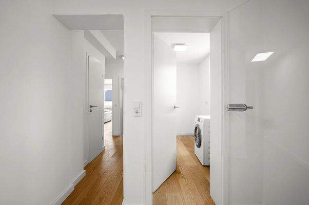 Wohnungsflur mit HWR