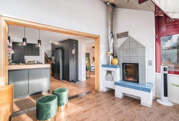 Wintergarten mit Kaminzimmer