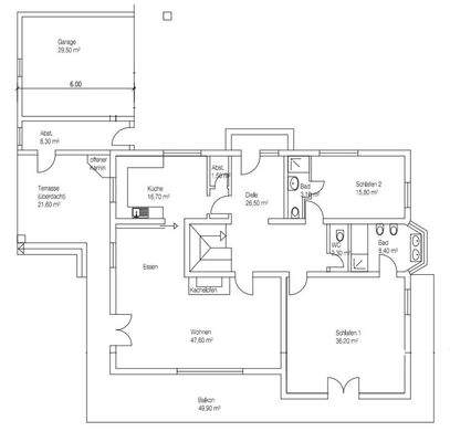 Grundriss Erdgeschoss