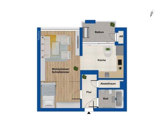 Grundriss Obergeschoss