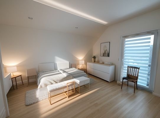 Schlafzimmer nach Homestaging
