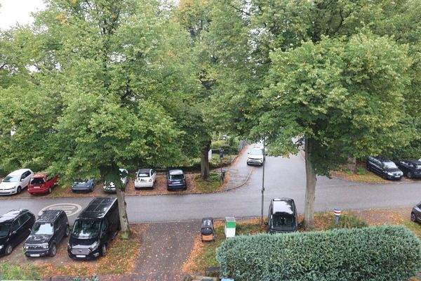 Blick aus dem Wohnzimmer