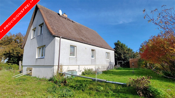 Rückseite mit rechtem Giebel