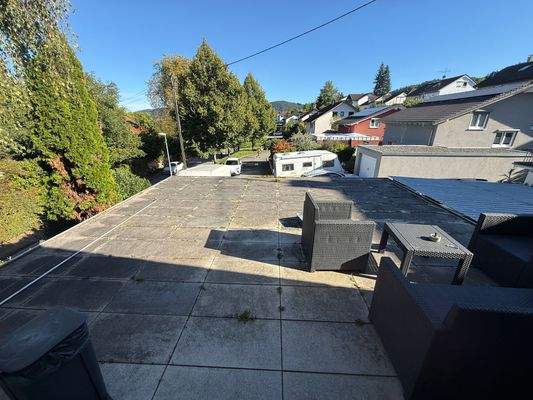 Aussicht Richtung Garage