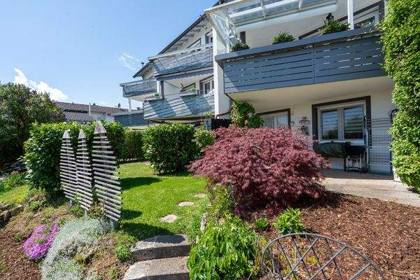 schön angelegter Außenbereich