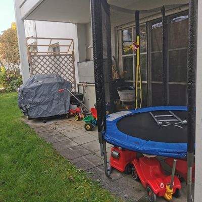 Terrasse vor dem Kinderzimmer