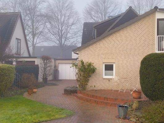 Hausansicht vom Garten 