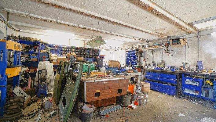 Seitengebäude, EG Werkstatt