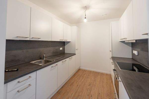 Moderne Küche mit Einbauküche