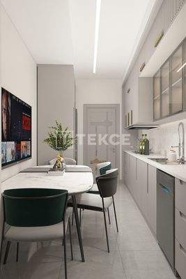 Sea View Apartments with Rich Amenities in Kepez Antalya