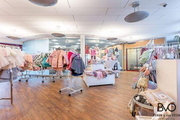 Ladenfläche mit großzügiger Präsentationszone
