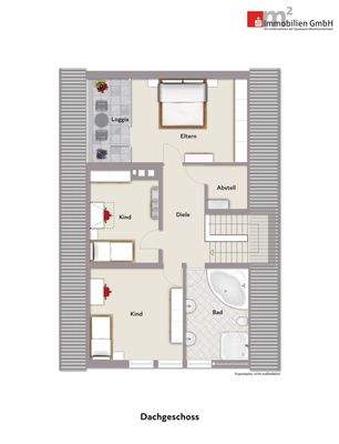 Wohnhaus Dachgeschoss Grundriss