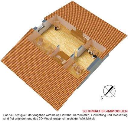 Grundriss Spitzboden