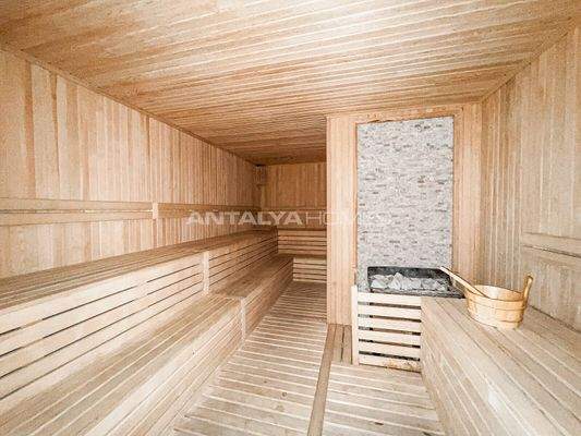 Sea and City View Apartment in a Social Complex in Alanya Kargıcak