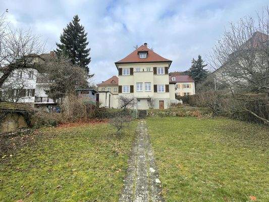 Rückansicht und Garten