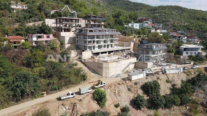 Sea View Properties Intertwined with Nature in Alanya