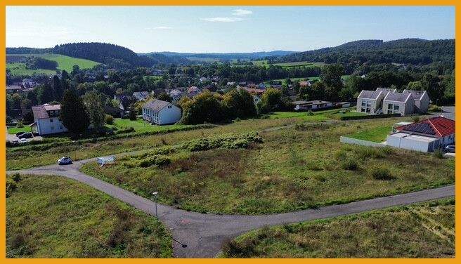 Blick über das Baugebiet