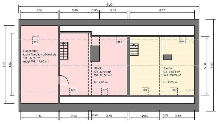 Grundriss - Dachgeschoss