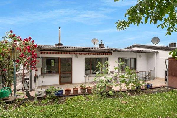 Blick auf die Terrasse