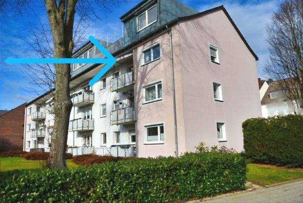 Hintere Ansicht des Hauses