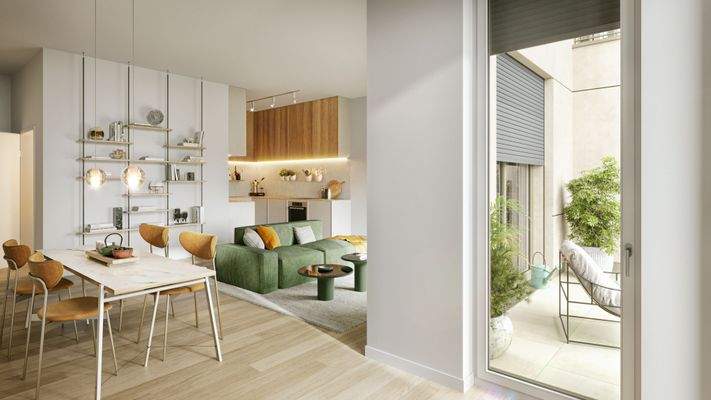 Gartenwohnung mit Stil